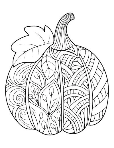 Cute Fall Season Coloring Pages