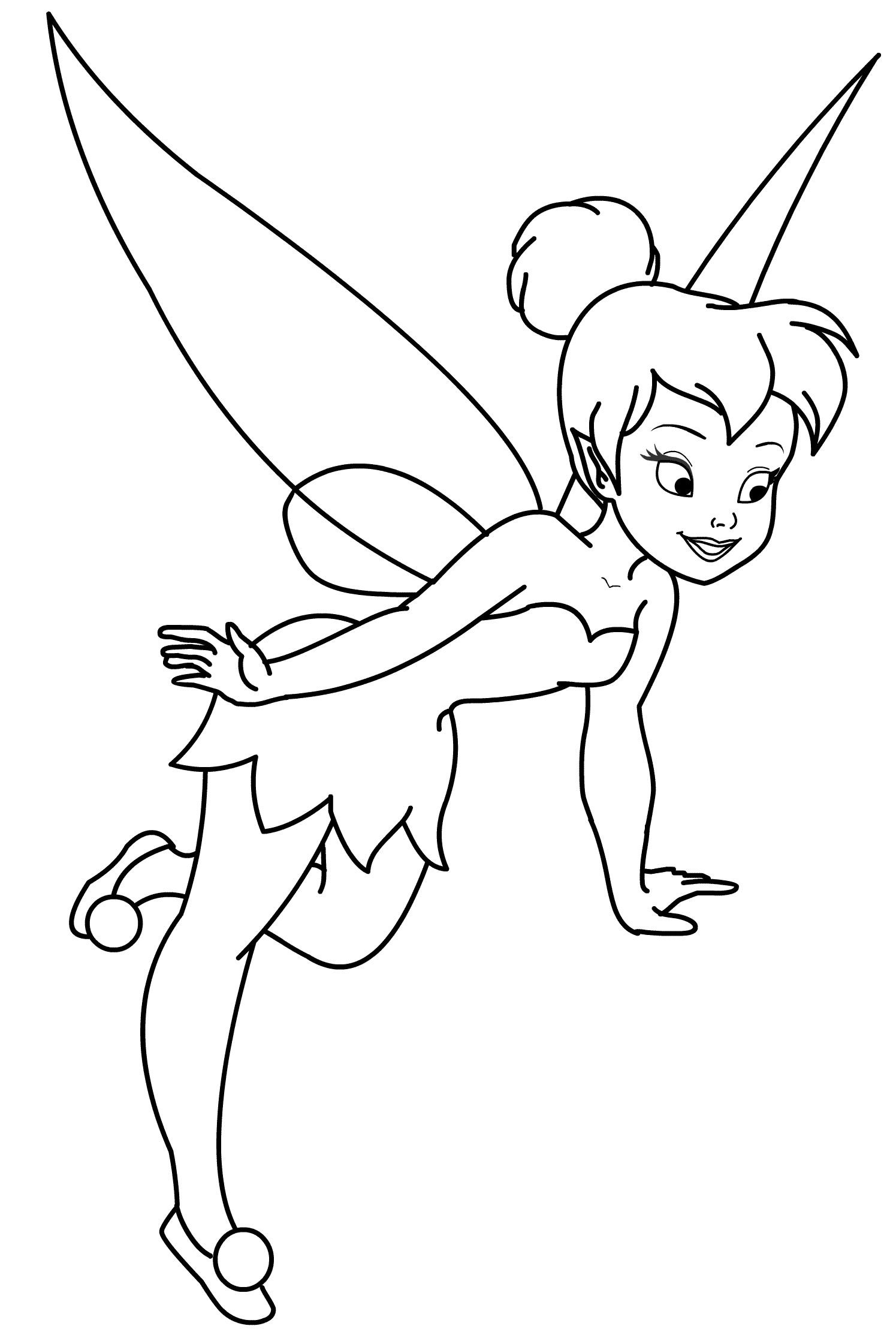 Printable Tinkerbell Coloring Sheets