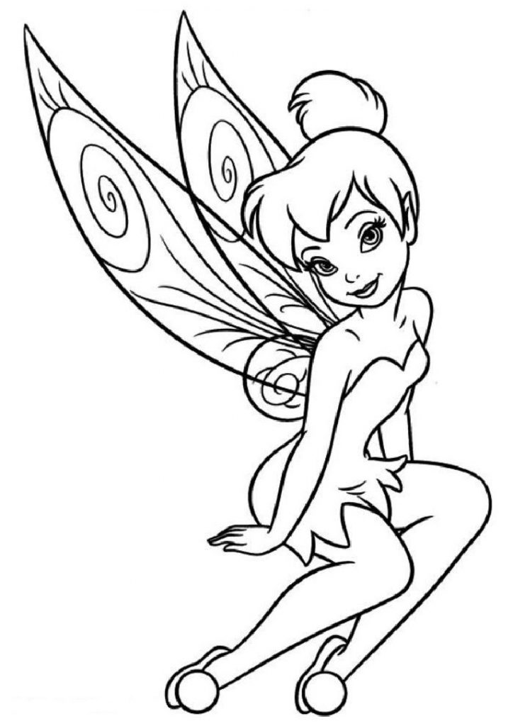 18 Tinkerbell Coloring Pages: Printable PDFs - Print Color Craft