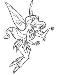 Vidia Tinkerbell Rival First Movie Vidia Coloring Pages