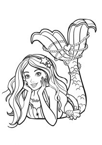 Day Dreaming Barbie Coloring Pages