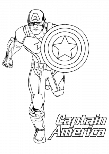 18 Printable Captain America Coloring Pages -Marvel Superheroes - Print ...