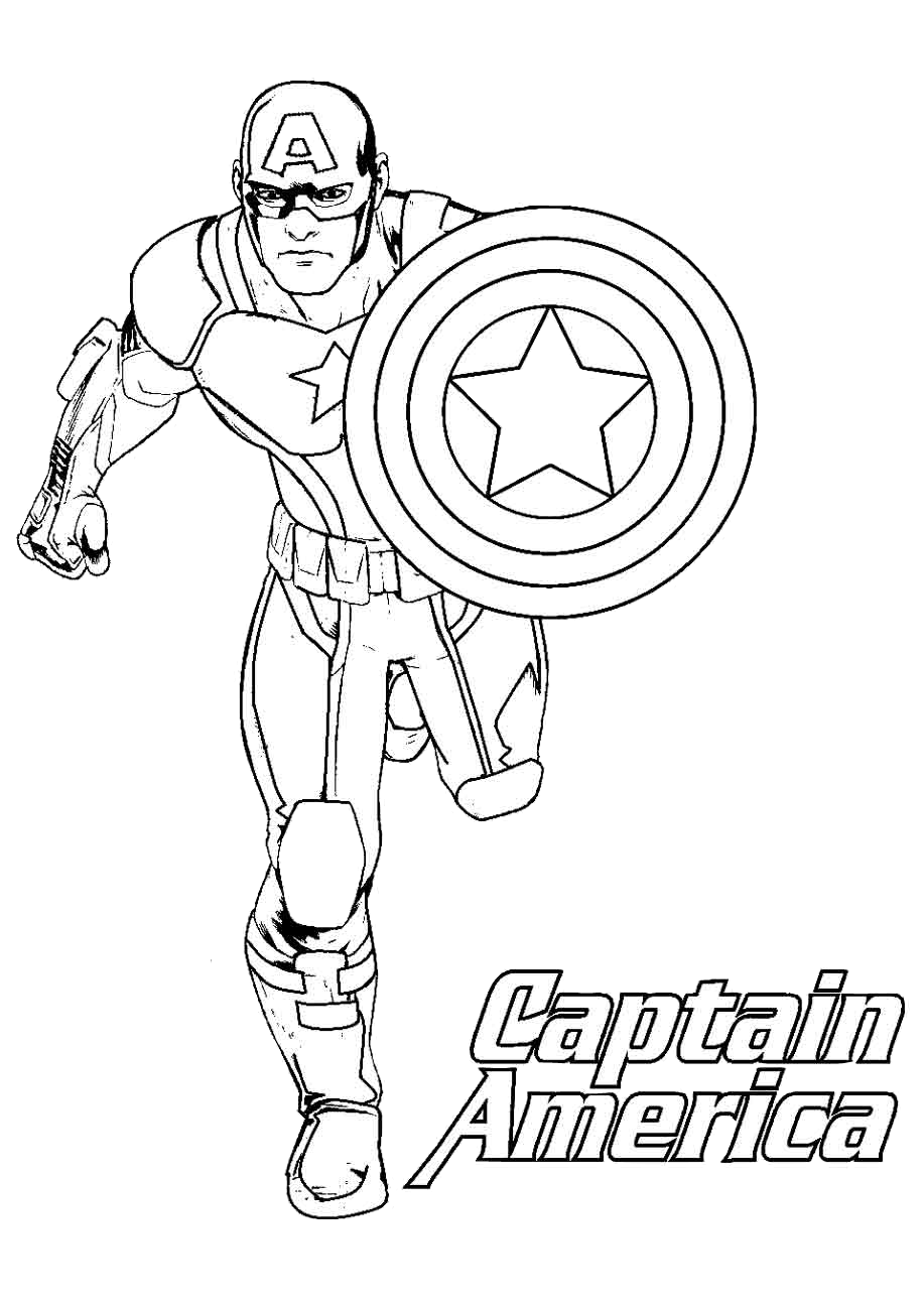 Iron Man Captain America Coloring Pages - redujyw-s