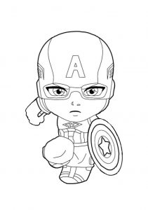 18 Printable Captain America Coloring Pages -Marvel Superheroes - Print ...