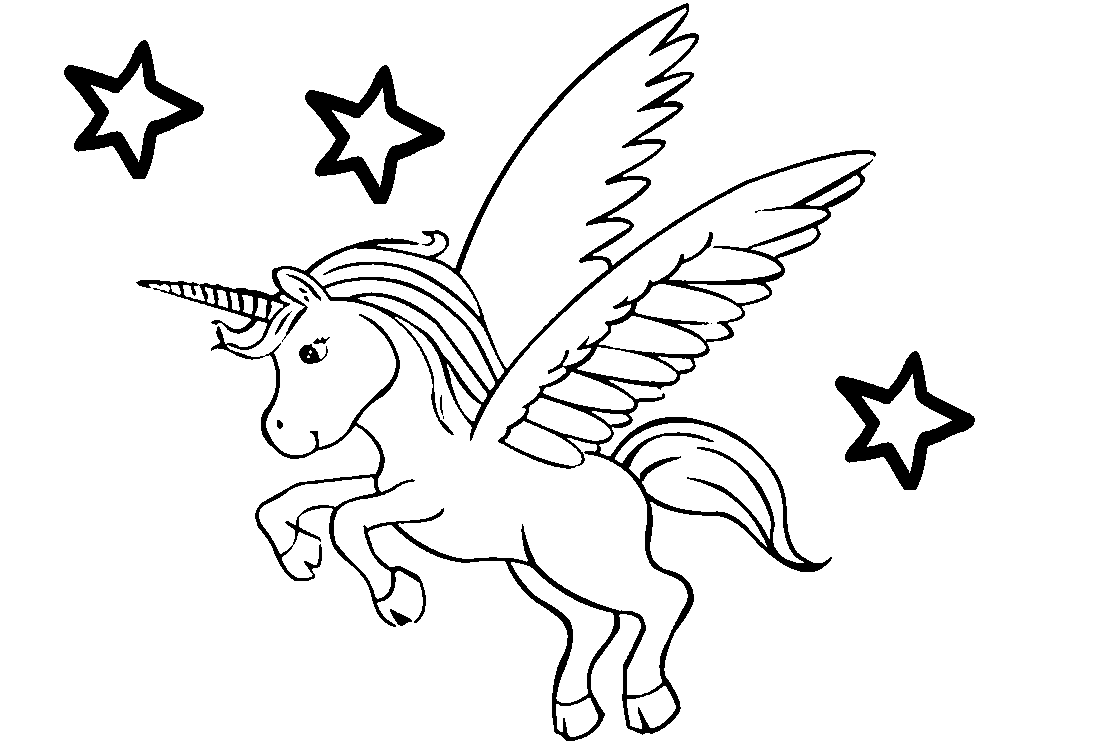 unicorn pegasus free coloring pages printable