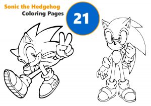 21 Printable Sonic the Hedgehog Coloring Pages for Kids All Characters