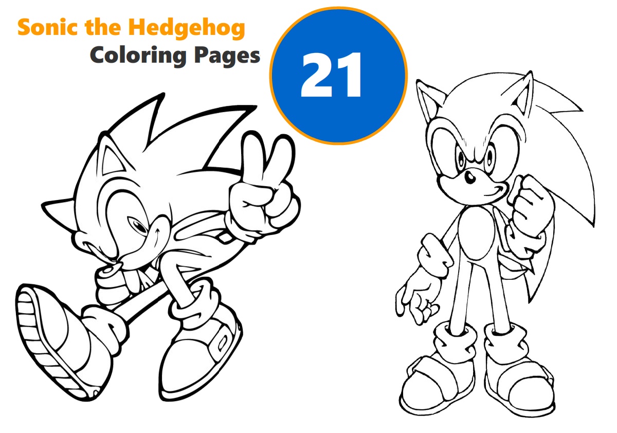 21 Printable Sonic the Hedgehog Coloring Pages for Kids All Characters ...