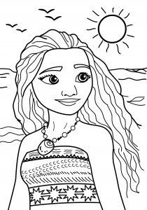 moana disney coloring pages