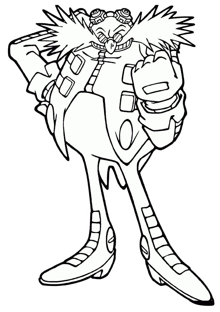Dr. Eggman Sonic X Coloring Pages Coloring Pages