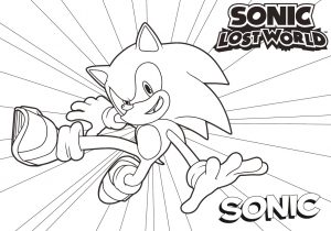 Sonic Boom Sonic Lost World Hedgehog Coloring Pages