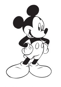 Mickey Mouse Printable Coloring Pages for Boys