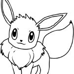 Cute Looking Pokemon Eevee Coloring Pages Print Color Craft