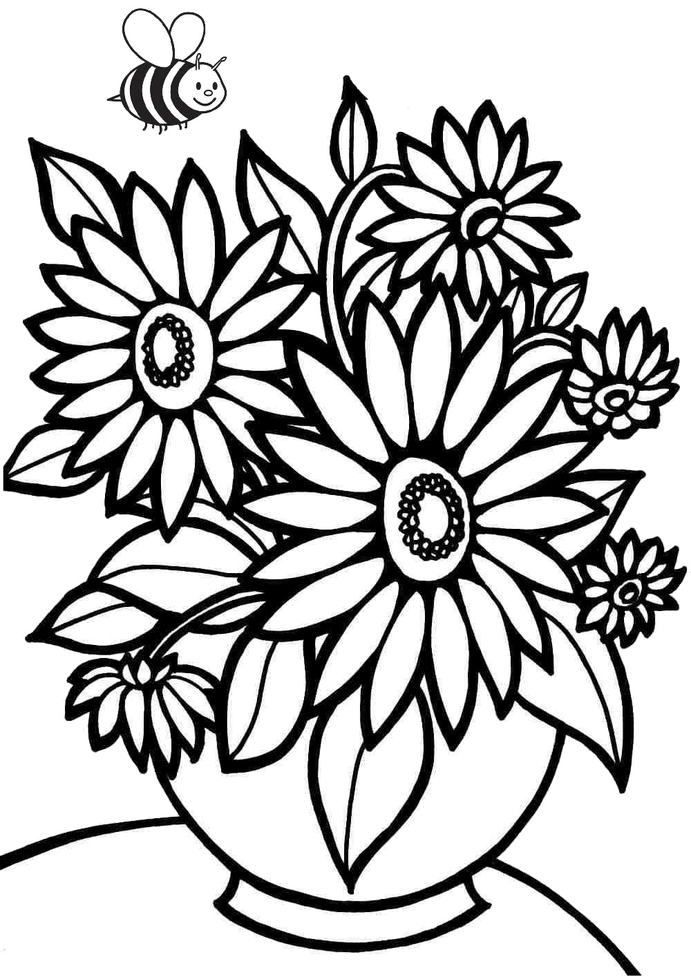 Free Printable Flower Coloring Pages for Kids Print Color Craft