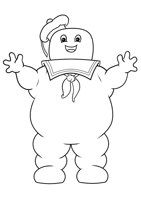 Download Marshmallow Man Ghostbusters Printable Coloring Pages ...