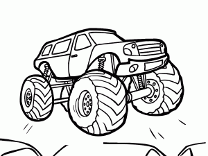Bigfoot Monster Truck Coloring Pages