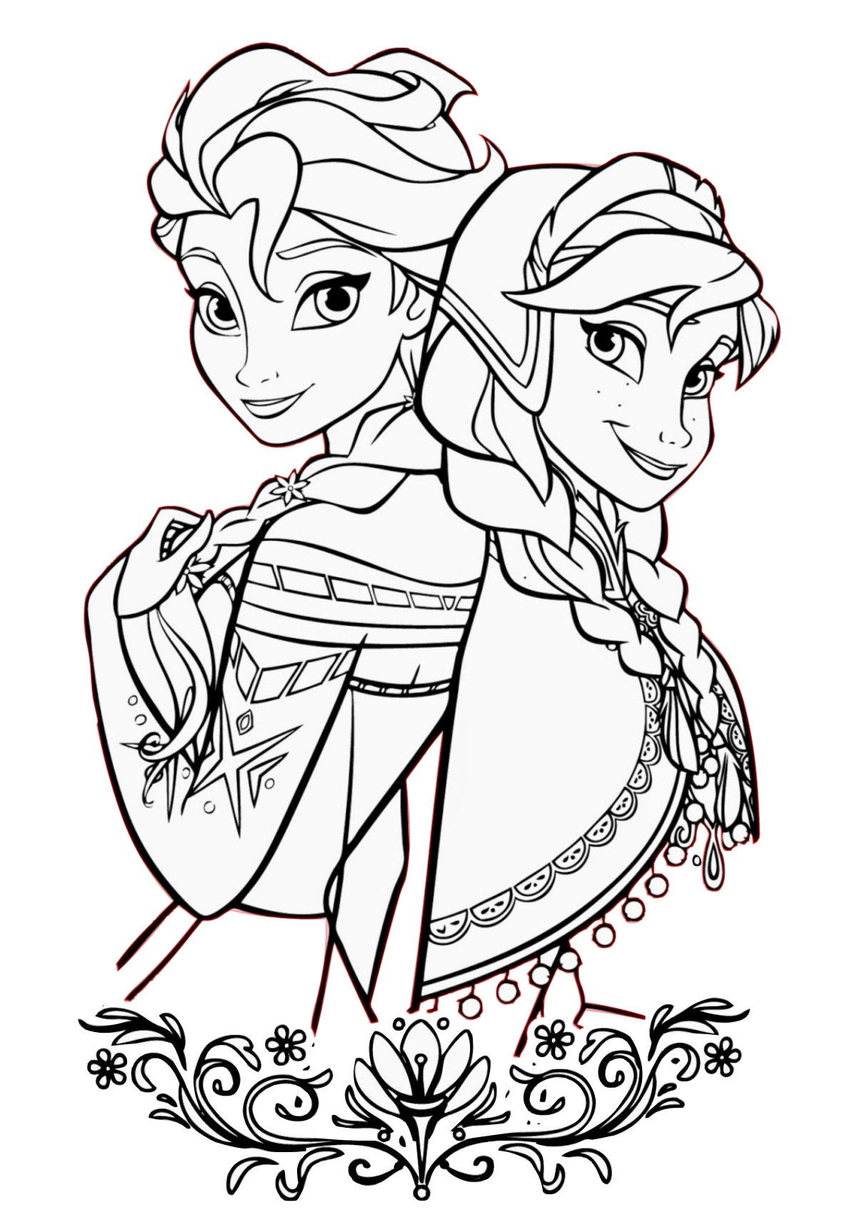 18 Frozen Printable Coloring Pages Anna Elsa Print Color Craft