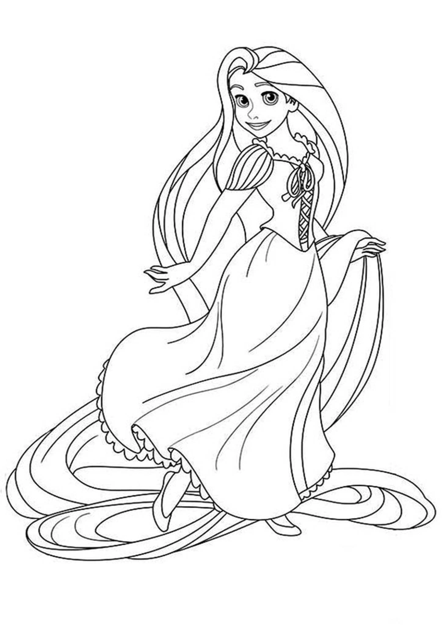 Disney princess Rapunzel