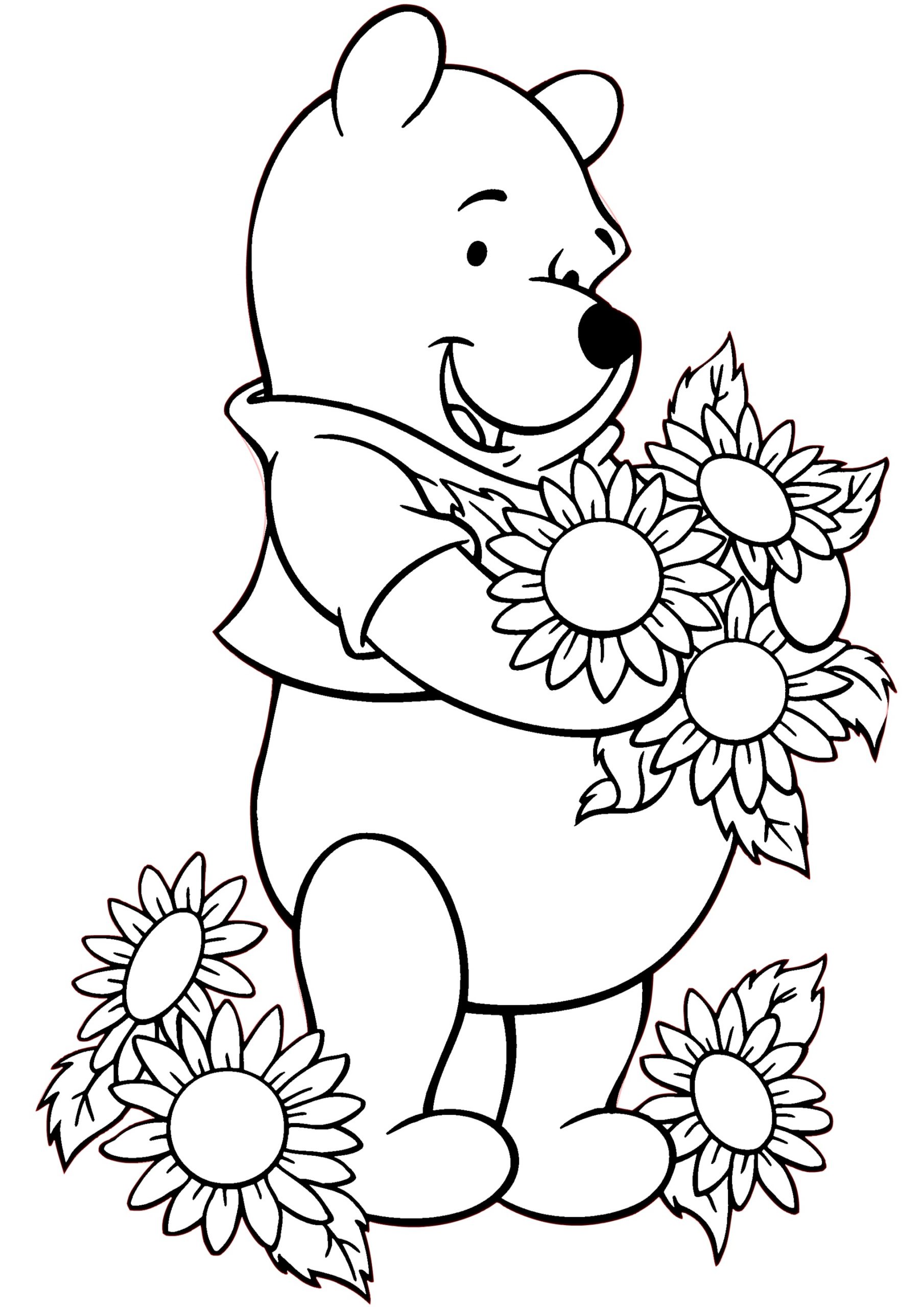 Download Walt Disney Printable Winnie the Pooh Coloring Pages Easy ...