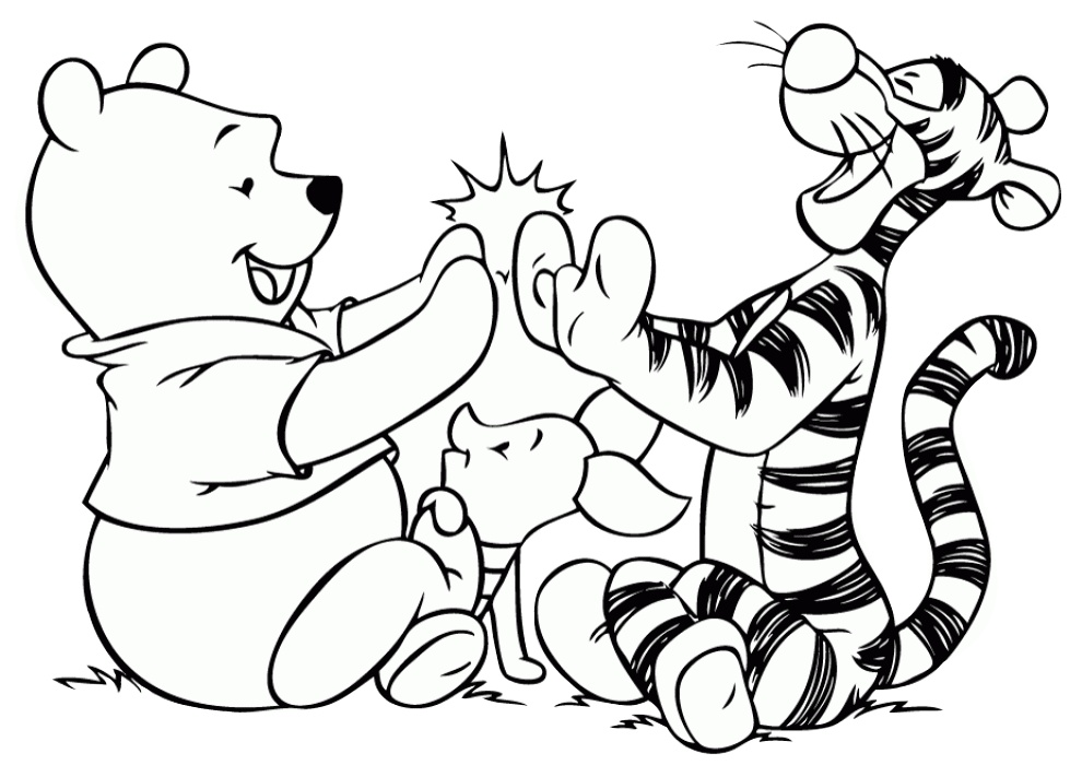 Winnie The Pooh Tigger Coloring Pages