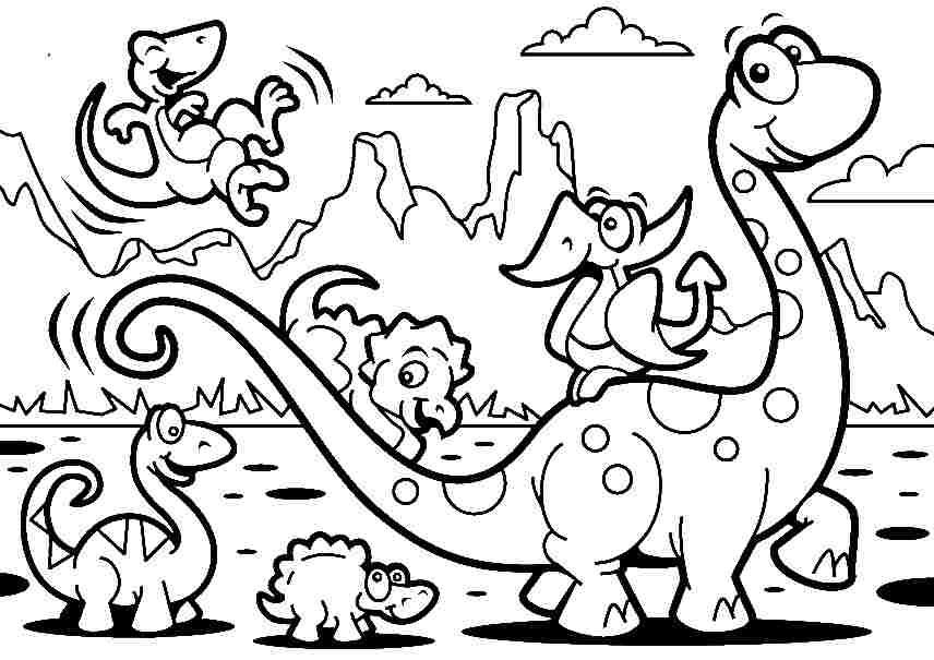 printable dinosaur coloring pages