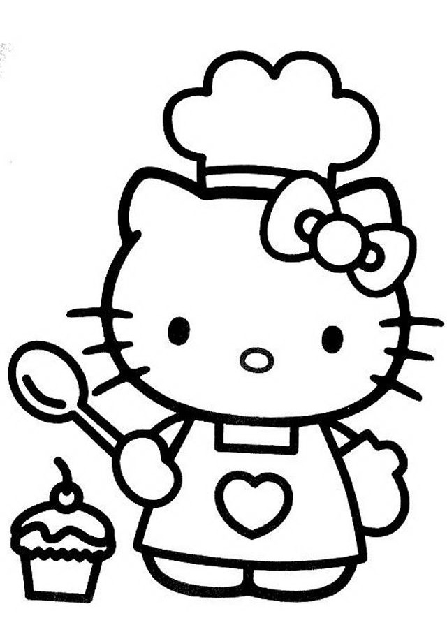 Download Printable Hello Kitty Coloring Pages: Cute and Easy ...