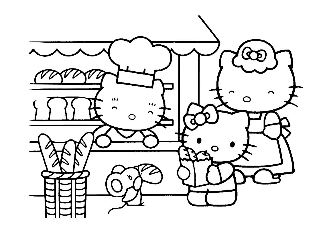 Download 27 Hello Kitty Coloring Pages: Printable PDF - Print Color ...