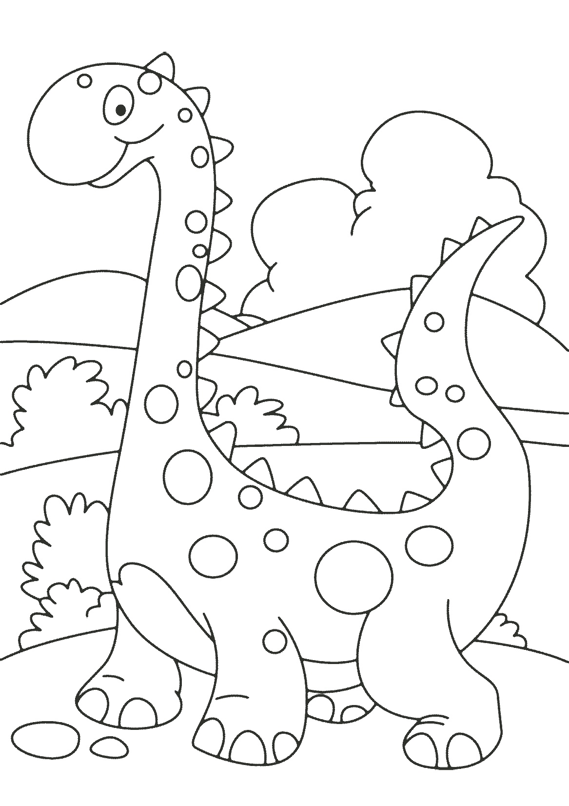 Download Dinosaur Coloring Pages (Updated): Printable PDF » Print ...