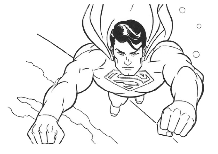 Free Printable Superman Coloring Pages - Print Color Craft