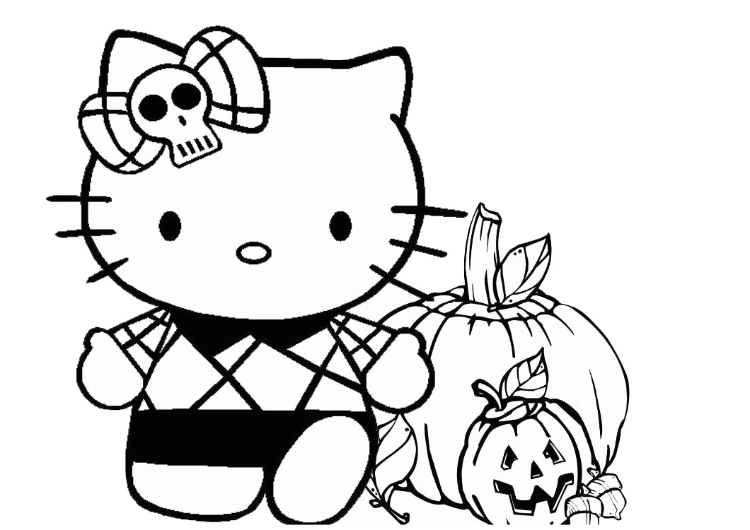 Download Printable Hello Kitty Coloring Pages: Cute and Easy ...