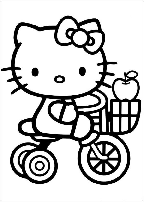 Download Printable Hello Kitty Coloring Pages: Cute and Easy » Print Color Craft