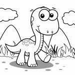 37 Printable Dinosaur Coloring Pages: Animal Pages - Print Color Craft