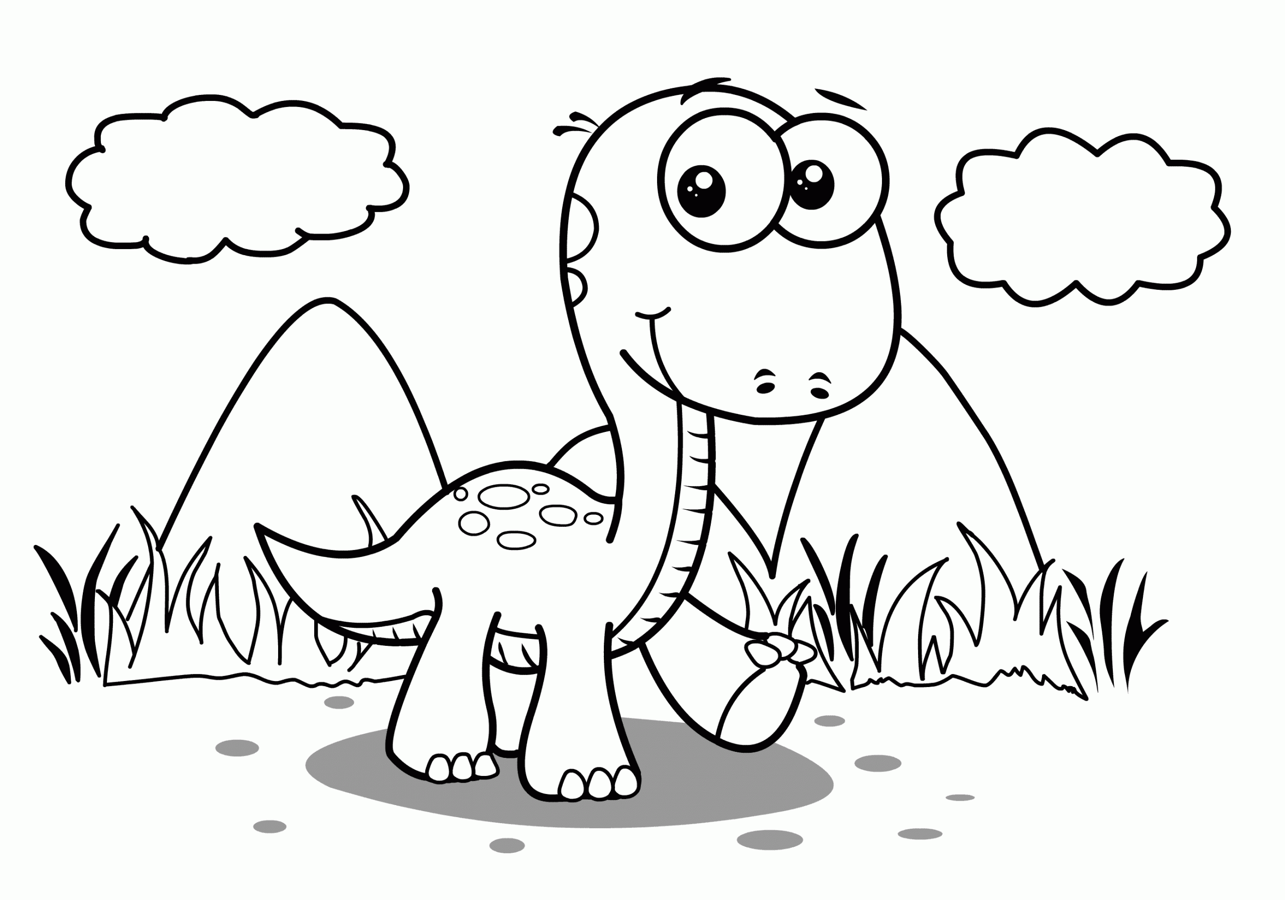 37 printable dinosaur coloring pages animal pages print