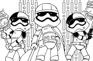 Stormtroopers Star Wars Printable Coloring pages