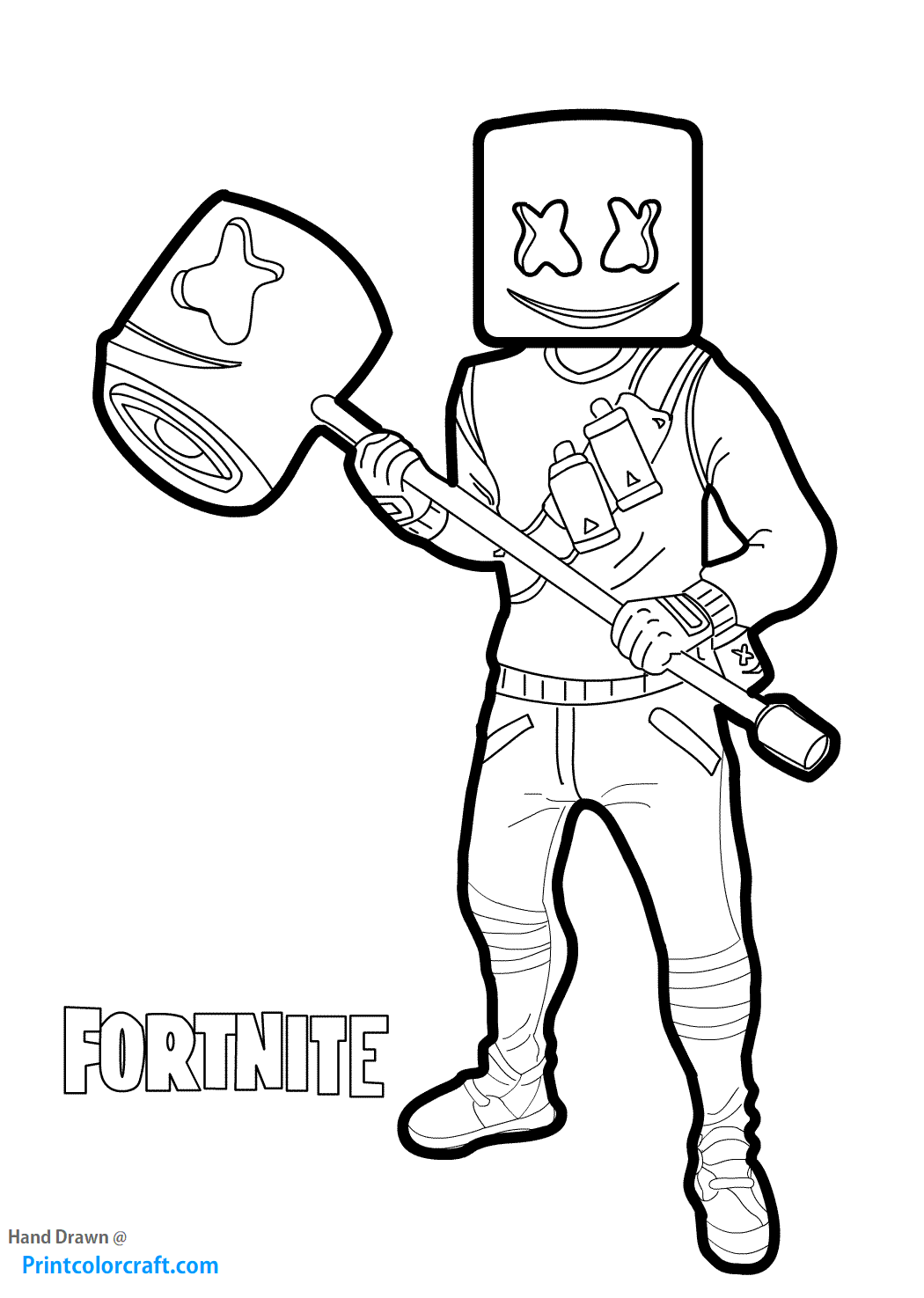 Fortnite Printables Coloring Pages - Printable World Holiday