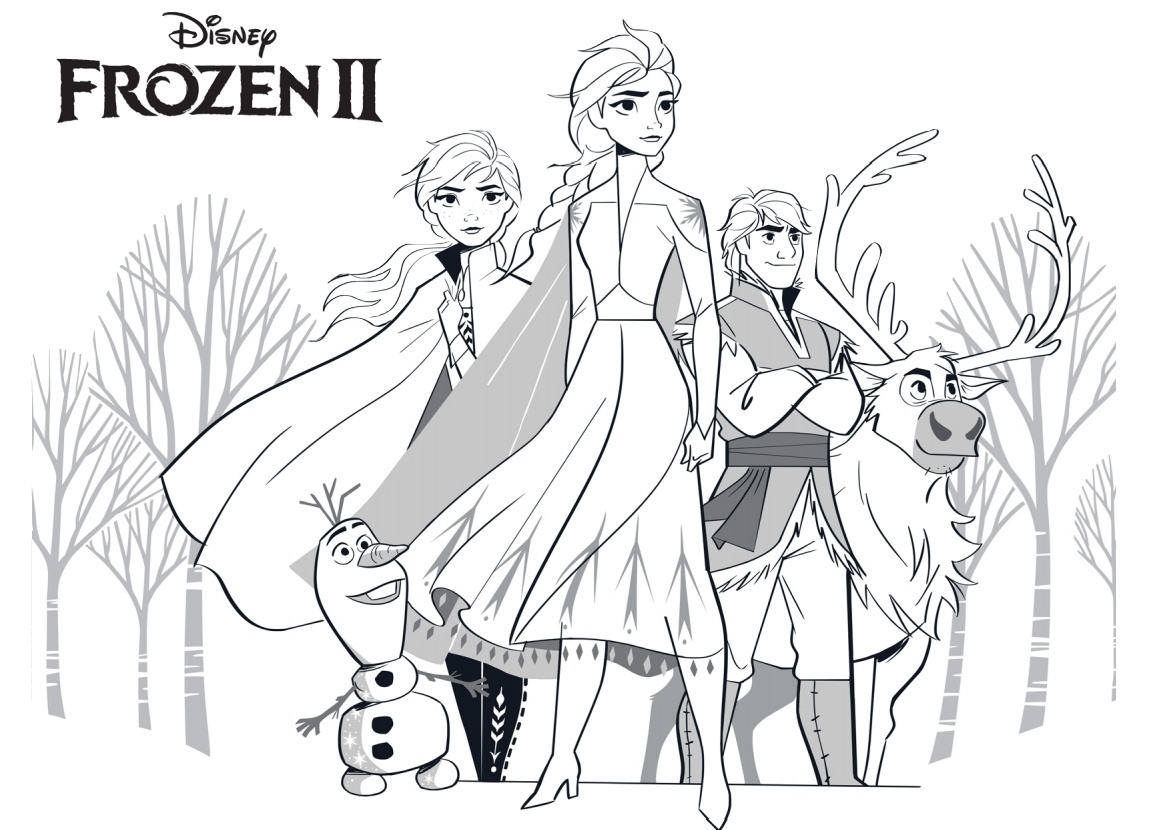 18 Frozen Printable Coloring Pages: Anna & Elsa - Print Color Craft