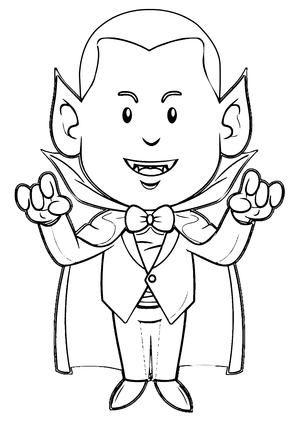 17 Vampire Adventures: Printable Vampire Coloring Pages - Print Color Craft