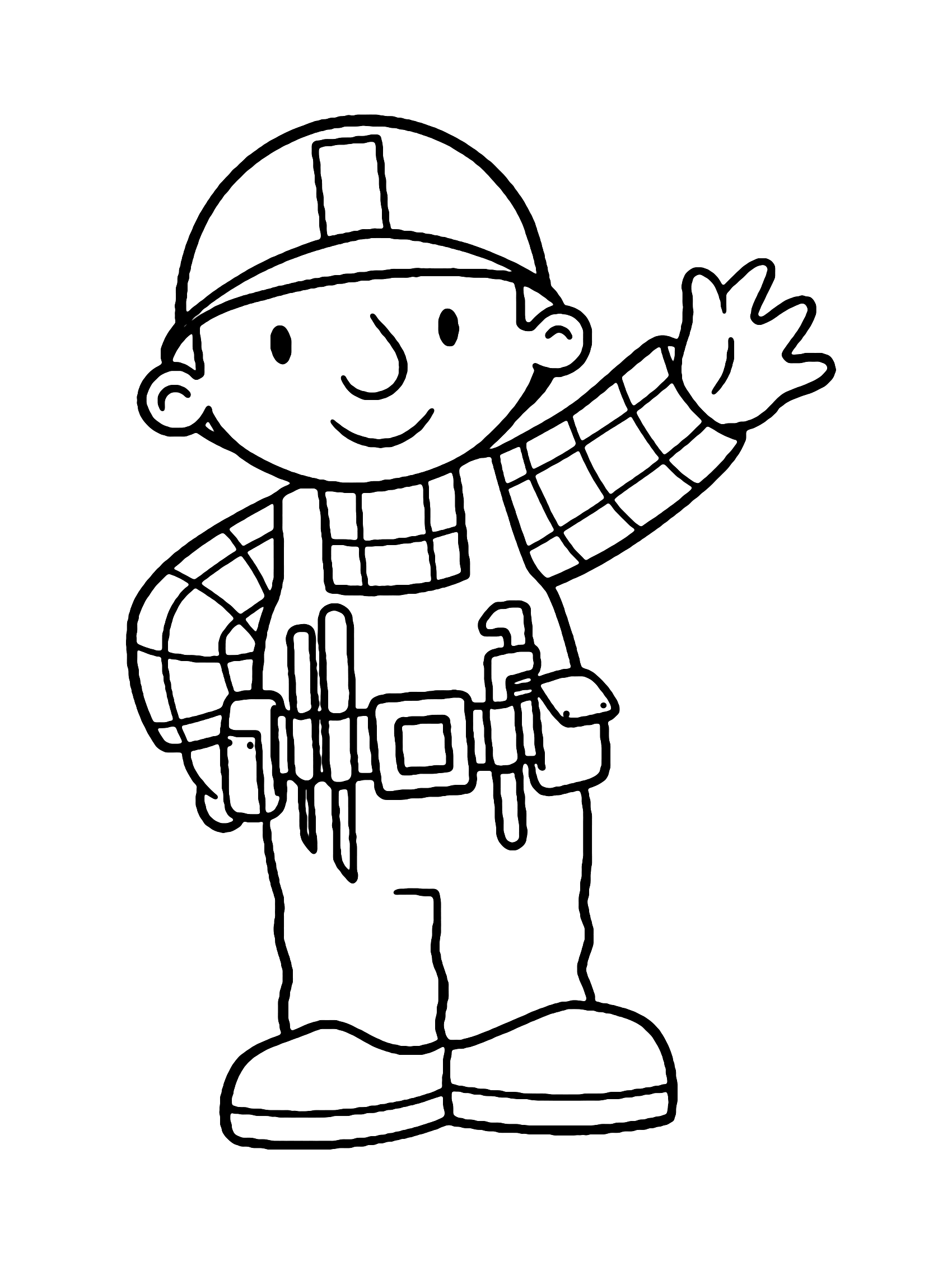 Bob the Builder Can we Fit it Yes We Can Coloring Page