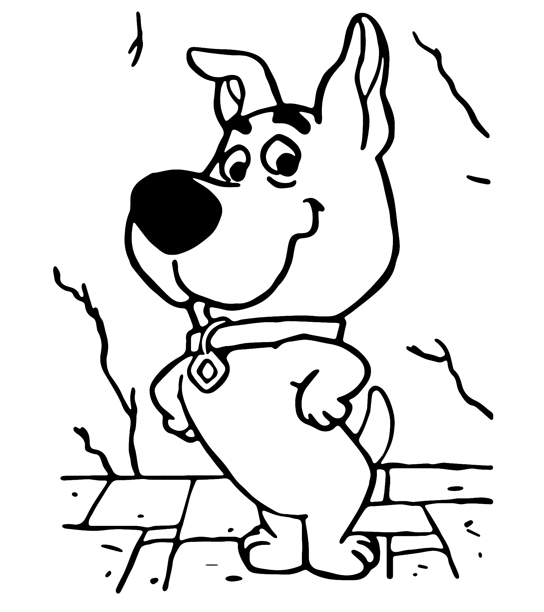 Coloring Page of Scrappy Doo Scooby Doo Nephew