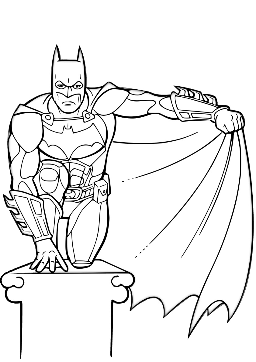 Batman Coloring Pages Printable Printable World Holiday