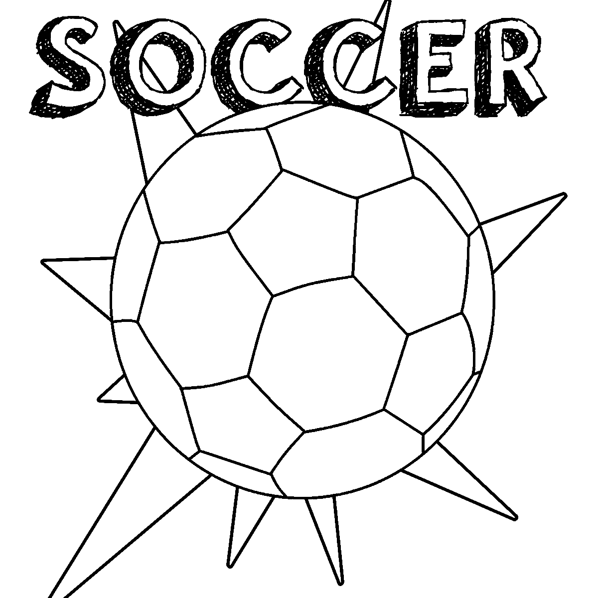 Soccer Coloring