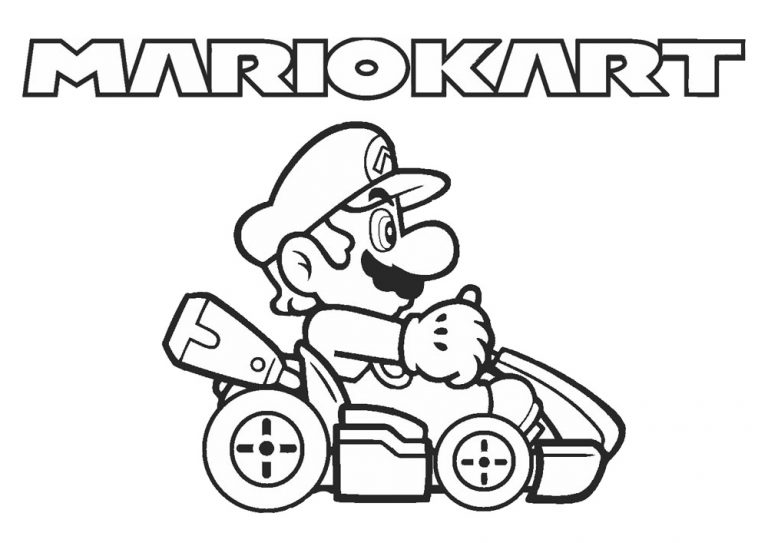 27 Mario Coloring Pages: Easy Print and Color Pages - Print Color Craft