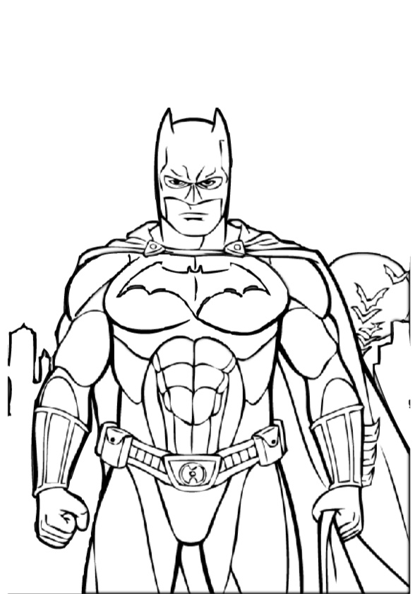 batman coloring printable dc comics lego cartoon