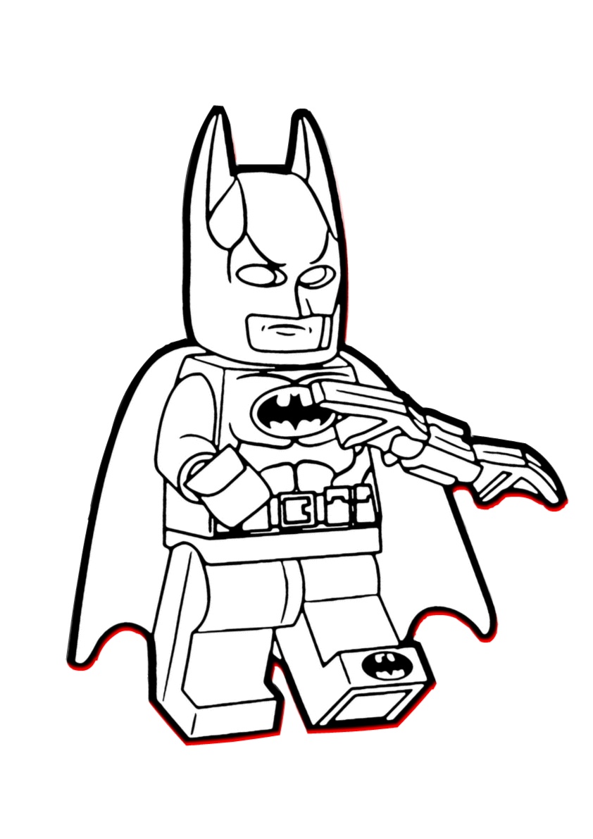 Printable Lego Batman Coloring Pages Printable World Holiday