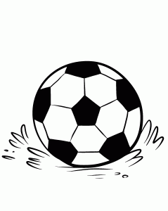 Printable Soccer Ball Coloring Page