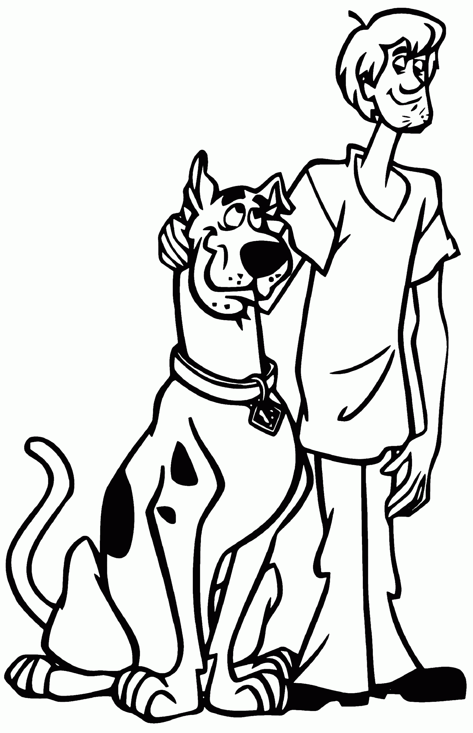 Download Scooby Doo Coloring Pages: Scooby Dooby Doo - Print Color Craft