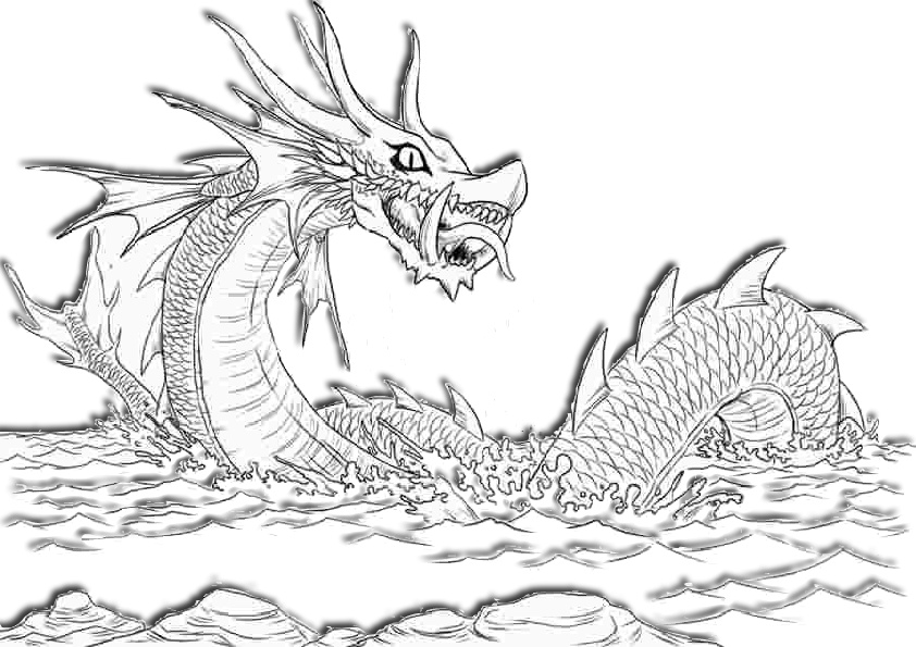 Download Printable Dragon Coloring Pages (Easy & Adults) » Print ...