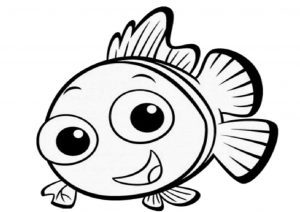 Finding Nemo Clown Fish Coloring Pages