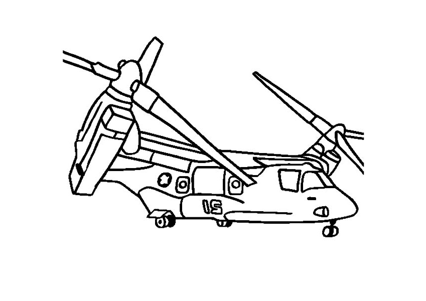 Helicopter Coloring Pages: Easy and Realistic Pages » Print Color Craft