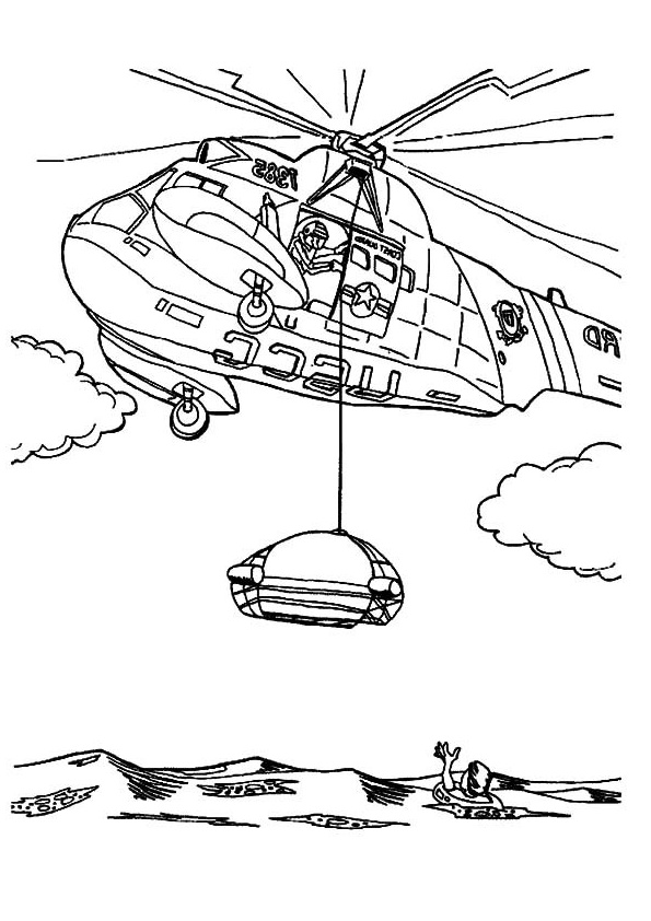 Download Helicopter Coloring Pages: Easy and Realistic Pages ...