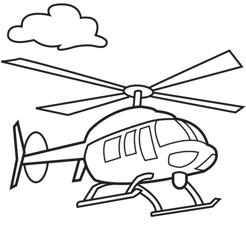 Helicopter Coloring Pages 8 Print Color Craft